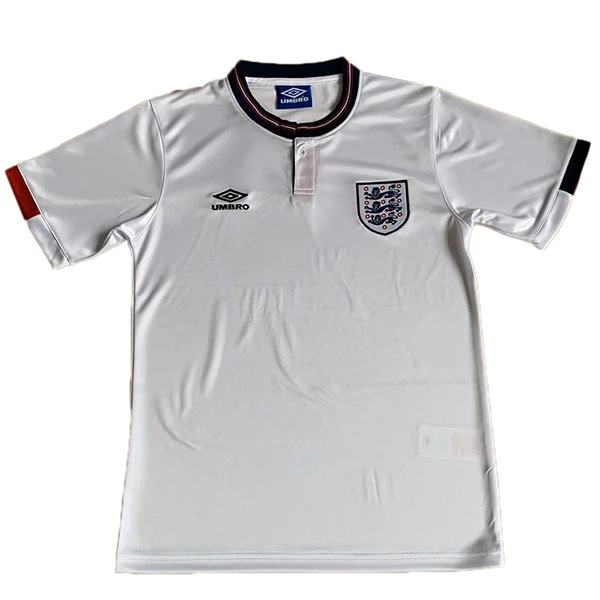 England home retro soccer jersey maillot match men's 1st sportwear football shirt 1989